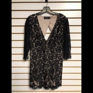 Fabrik black lace romper. Worn once, in Paris 😊